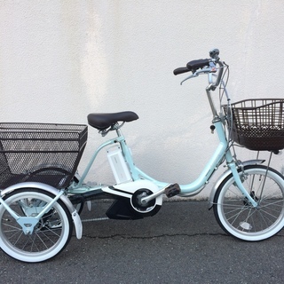 地域限定送料無料　ブリヂストン　アシスタワゴン　新基準　三輪車　2017年　12,3AH　パスワゴン　ビビライフ　神戸市　電動自転車