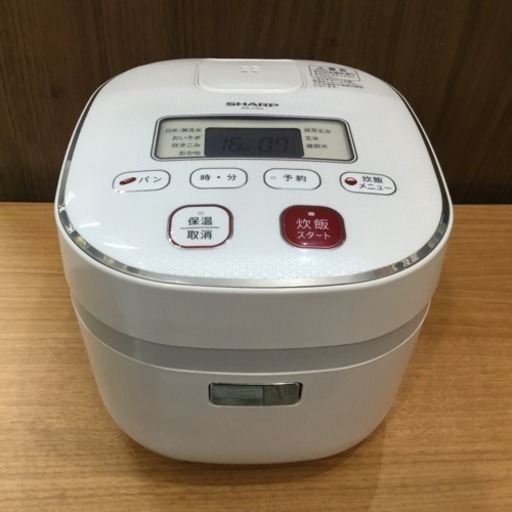 #2178 2014年製 シャープ 炊飯器 0.54Lタイプ KS-C5H-W