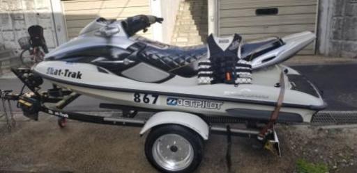 シーズン直前！トレーラー付き！水上バイク　ＳＥＡ　ＤＯＯ！どちらも車検、船検付き♪即乗りＯＫ！