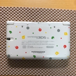 ニンテンドー3DS LL 快い とびだせどうぶつの森パック タッチペン無し  