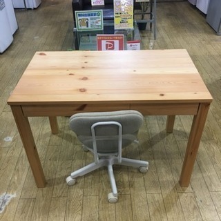 MUJI　良品計画　折り畳みデスク・チェアセットパイン材 MUJI 良品計画 折り畳みデスク・チェアセットパイン材 無印良品