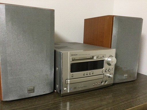 1,500円／DENONステレオコンポ／CD▼、MD、ラジオ