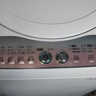 SHARP　全自動洗濯機　風呂水給水モーター付き　Ag＋リンス