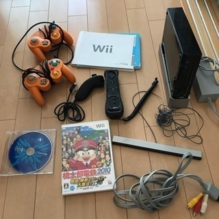 Wii 本体 付属品 ゲームソフト2本