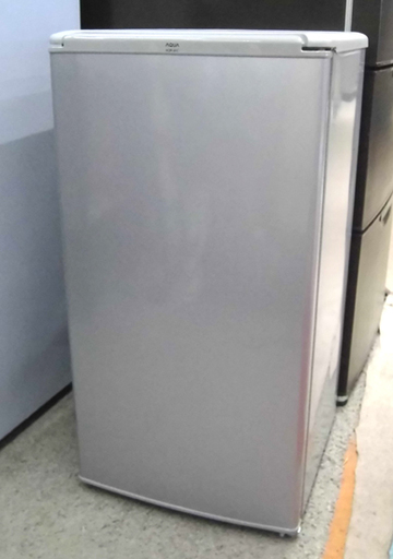 札幌 75L 1ドア冷蔵庫 アクア 2015年製 新生活 単身 一人暮らし 小さい冷蔵庫 シルバー
