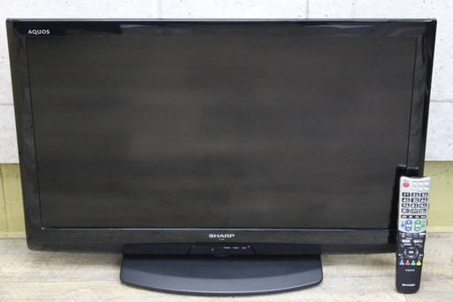 633)【美品】シャープ SHARP アクオス AQUOS 液晶テレビ LC-32V5 2012年製 32V型 リモコン付き
