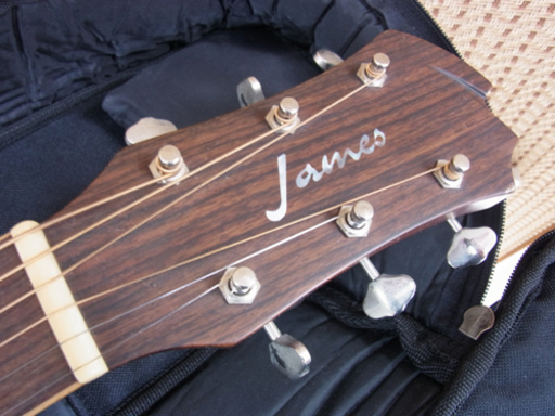 南12条店 ジェームス アコースティックギター JP600 NS ソフトケース付 4