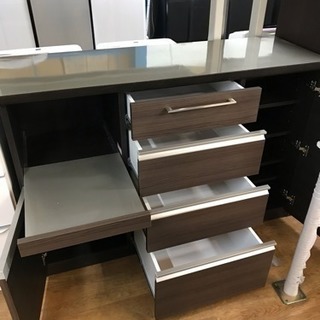 河口家具製作所 キッチンカウンター 人気 ブラウン
