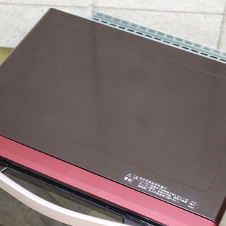 R490)シャープ 過熱水蒸気オーブンレンジ 2段調理 31L レッド RE-SS10B-R 2017年製 SHARP