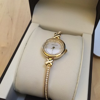 ※取引終了※ Anne Klein 3万超 スワロフスキーバング...