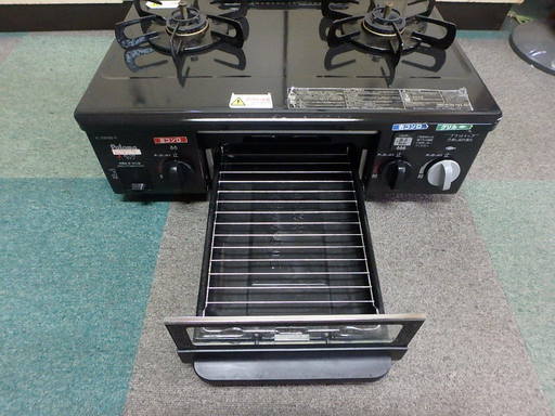 LPガス ガステーブル 2013年製 幅56cm パロマ 右強火 IC-330SB-1R 