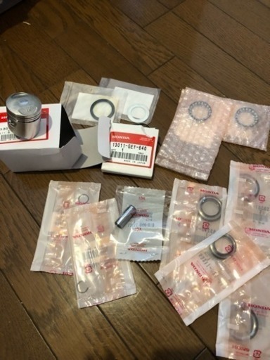 エイプ50☆マニュアル、純正バイクパーツ付