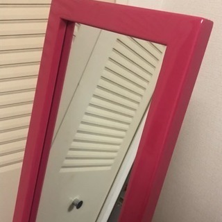 ピンク鏡/全身ミラー