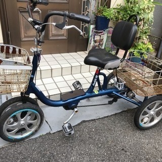 自転車 ４輪車 (杖ホルダー付き)