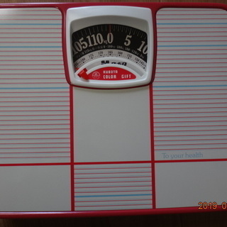 アナログ式体重計