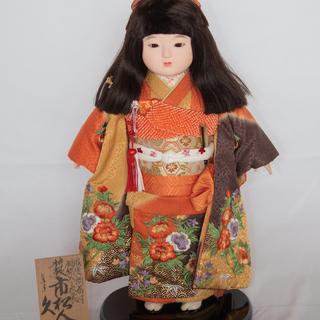【美品】人形の久月作　市松人形１３号（女の子）
