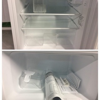 ヤマダ電機　ノンフロン冷凍冷蔵庫　2017年製YRZ-C09B1 ノンフロン冷凍冷蔵庫 ヤマダ電機 YRZ-C09B1 90L