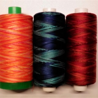 ヨーロッパの段染め木綿糸・刺繍糸