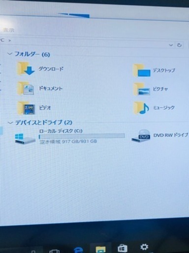 ディスクトップPC 第2代i7-2600 3.40GHz メモリ8GB HDD 1TB win10