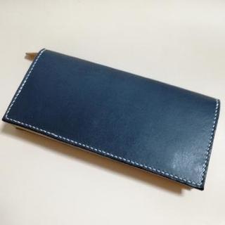 【ハンドメイド】育てる革財布/ロングウォレット