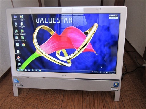 【中古動作品】☆美品NEC　VN770/C（YAMAHA スピーカー）（Corei5　M450　4GB　500GB　ブルーレイ　デスクトップ　一体型