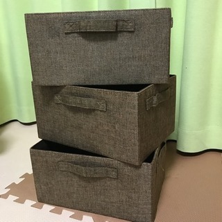 カラーボックス 三段ボックス 布製収納ケース セット