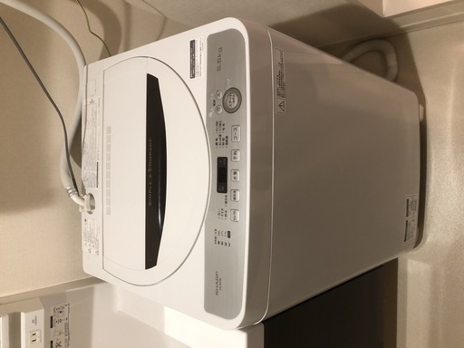 【SHARP】2017年製 洗濯機　5.5kg　ES-GE5B