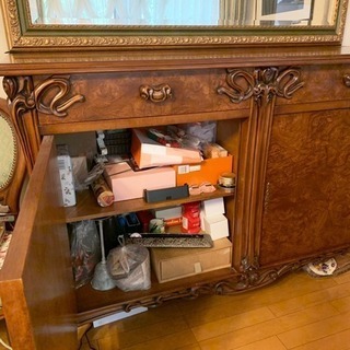 値下げ⭐️定価50万⭐️キャビネット木イタリアン調