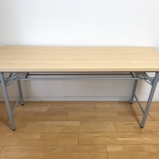 【中古美品】会議用 折りたたみテーブル 2台