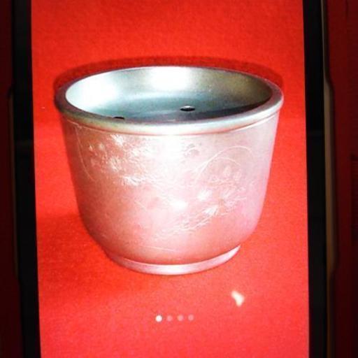 k13 茶道具★建水(煎茶)  正錫製