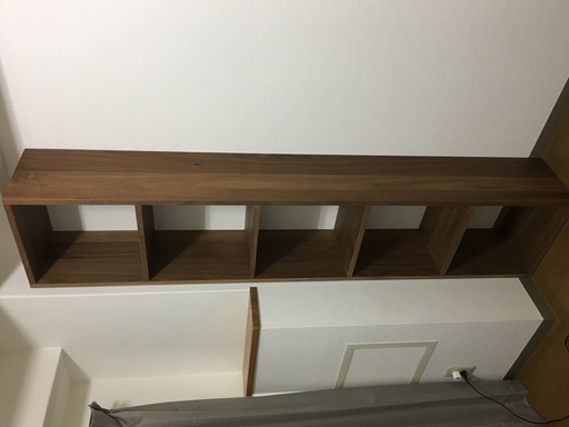 中古 無印良品スタッキングシェルフ 5段 ウォールナット材幅42 奥行28 5 高さ200cm Kumagaooo 青葉山の収納家具 棚 シェルフ の中古あげます 譲ります ジモティーで不用品の処分