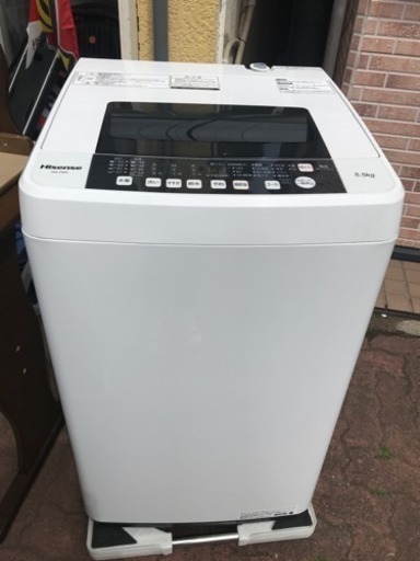 記載価格より最大2000円引き！Hisense 全自動電気洗濯機 HW−T55C 2018年製 5.5㎏