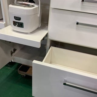 松田家具 食器棚 レンジボード 幅1180 中古