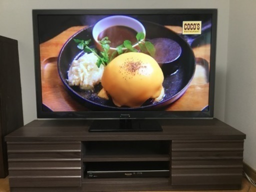 パナソニック 42型 テレビとブルーレイレコーダー テレビボードセット