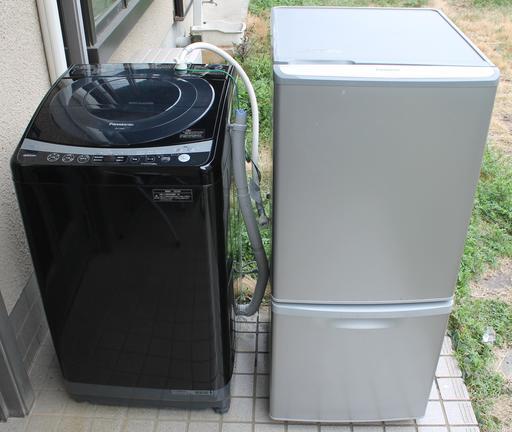 Panasonic 138L2ドア冷蔵庫 2011年製 ＆6kg全自動洗濯機 2010年製 川崎市宮前区より