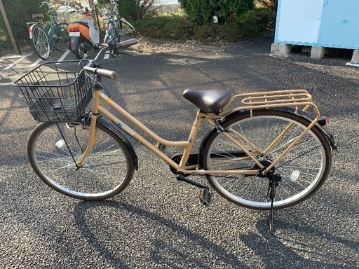 ベージュ 自転車 受付は3/26まで！