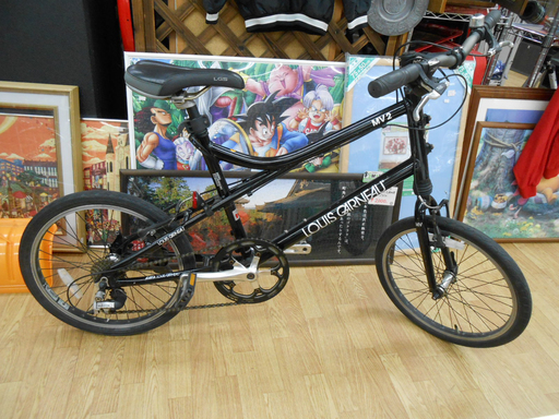 ルイガノ 8段変速 自転車 ミニベロ(小径車)20インチ LGS-MV 2 PRO 20×1.50 ブラック/黒 PayPay(ペイペイ)決済可能 小さい自転車 LOUIS GARNEAU 札幌市 清田区 平岡