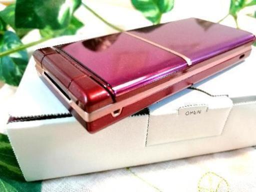 美品】箱あり ガラホ AU KYOCERA KYF35SRA WINE RED 京セラ ワイン