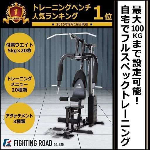 DXホームジム100 本格フルスペックマシン マルチホームジム 自宅 筋