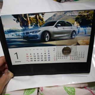 BMWノベルティグッズカレンダーマグネットスタンド