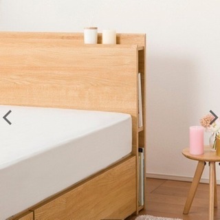 美品☆ニトリのダブルベッド35000円！！