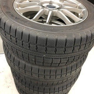 美品4本セット17インチスタッドレスタイヤホイールセットアルミ