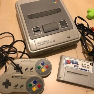 美品＊スーパーファミコン 当時物！ボンバザル付き