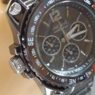 club face Ⅱ　black メンズ　メタル　腕時計☆CF-1060　新品未使用