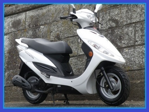 【御成約有難う御座いました】☆リード?MAX95km!消耗品OK空冷4スト綺麗絶好調キムコV-LINK125SRC 消耗品OK!でシャッタ-キ-機能装備の早くて乗り易いバイクです!