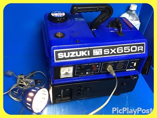 SUZUKI エンジン発電機 ブラシレス 中古品です◎SX650R◎60hz◎西日本◎