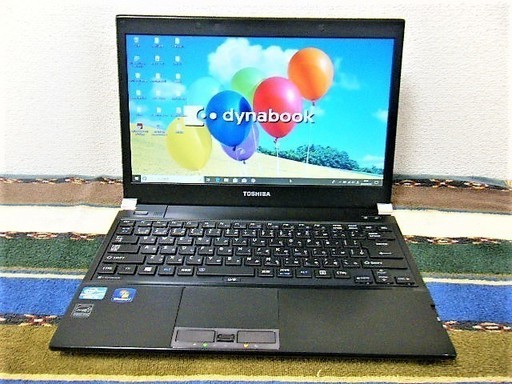 良品/13.3型液晶/重さ1.4kg♬/高性能Core i5/光速☆彡SSD480GB♪/快適♪メモリ8GB/DVDRW(コピー可)/マイク内臓♬/SDカードスロット♪/USB3.0♪/HDMI/すぐ繋がるWi-Hi/すぐ使えるWin10メディア作成ツール付♪ /東芝 dynabook♬