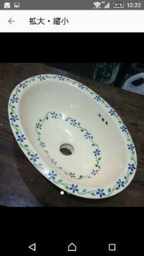 商品、陶器シンク、シンクボウル、メキシコシンク、メキシカンシンク、陶器シンク、陶器洗面器、シンク、洗面台