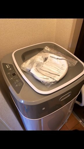 【1名価格交渉中】5ヶ月間使用 ミニ全自動洗濯機 洗濯容量3.8kg