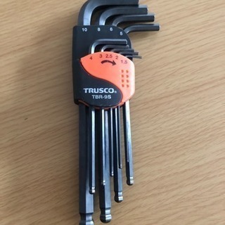 トラスコ Trusco ボールポイント六角棒レンチセット標準タイプ9本組 Tbr 9s ちょこ 可児のその他の中古あげます 譲ります ジモティーで不用品の処分